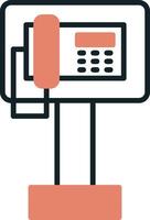 Public Phone Vector Icon