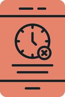 No Time Vector Icon