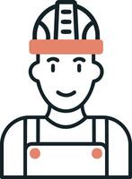 Factory Worker Vector Icon