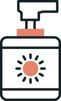 Sunblock Vector Icon