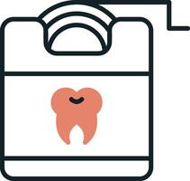 Dental Floss Vector Icon