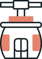 Cableway Vector Icon