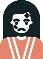 Casualties Women Vector Icon