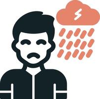 Depression Vector Icon