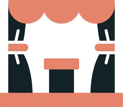 icono de vector de etapa