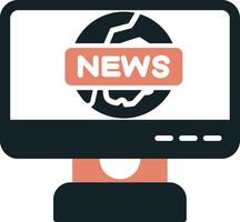 News Report Vector Icon