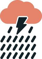 icono de vector de lluvia