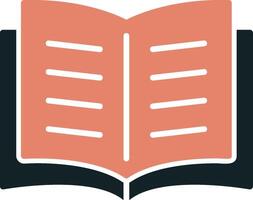 Open Book Vector Icon