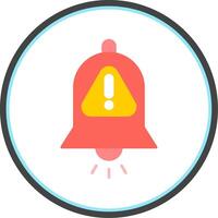 Interruption Flat Circle Icon vector