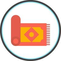 Carpet Flat Circle Icon vector