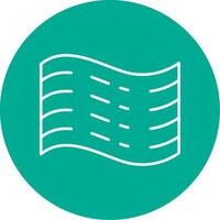 Haze Linear Circle Multicolor Design Icon vector