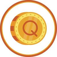 Quetzal Flat Circle Uni Icon vector