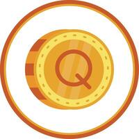 Quetzal Flat Circle Uni Icon vector