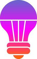 Led Light Glyph Gradient Icon vector