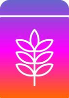 Flour Glyph Gradient Icon vector