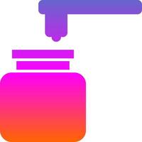 Wax Glyph Gradient Icon vector