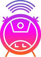 Wifi Glyph Gradient Icon vector