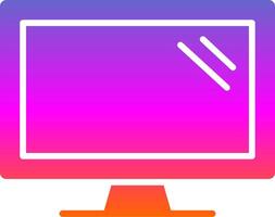 Computer Glyph Gradient Icon vector