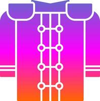 Marching Uniform Glyph Gradient Icon vector