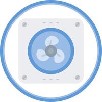 Extractor Flat Circle Uni Icon vector