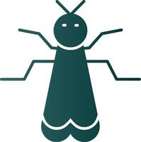 Insect Glyph Gradient Icon vector