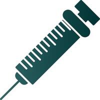 Injection Glyph Gradient Icon vector