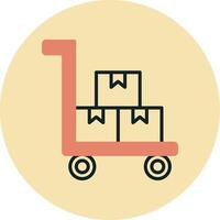 Factory Trolley Vector Icon