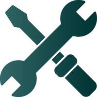 Tools Glyph Gradient Icon vector