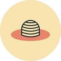 Dom sombrero vector icono