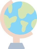 Geography Flat Light Icon vector