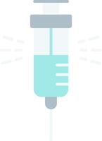 Syringe Flat Light Icon vector