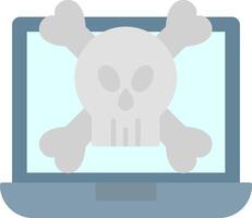 Malware Flat Light Icon vector