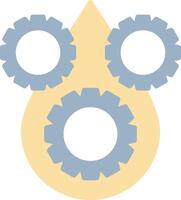 Lubricant Flat Light Icon vector