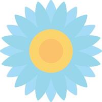 Dahlia Flat Light Icon vector