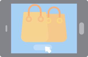 Ecommerce Flat Light Icon vector