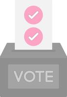 Ballot Flat Light Icon vector