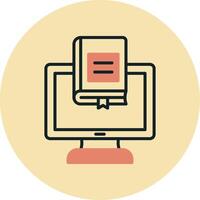 Online Library Vector Icon