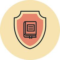 Protect Book Vector Icon