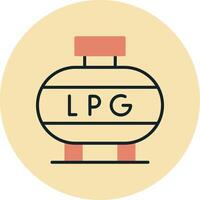 Liquefied Petroleum Gas Vector Icon