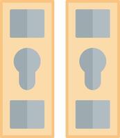 Locker Flat Light Icon vector