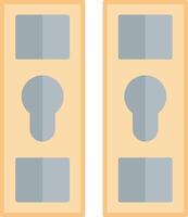 Locker Flat Light Icon vector