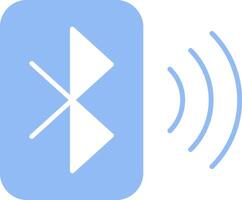 Bluetooth Flat Light Icon vector