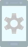 Setting Flat Light Icon vector