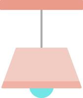 Ceiling Lamp Flat Light Icon vector