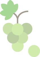 uvas plano ligero icono vector