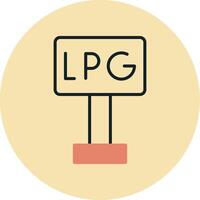 Liquefied Petroleum Gas Vector Icon