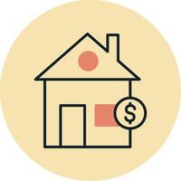 Housing Tax Vector Icon