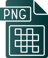 png archivo formato glifo degradado verde icono vector