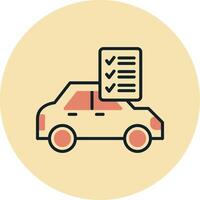 Car Checklist Vector Icon