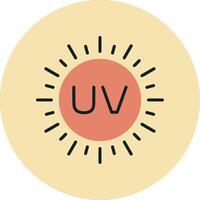 ultravioleta vector icono